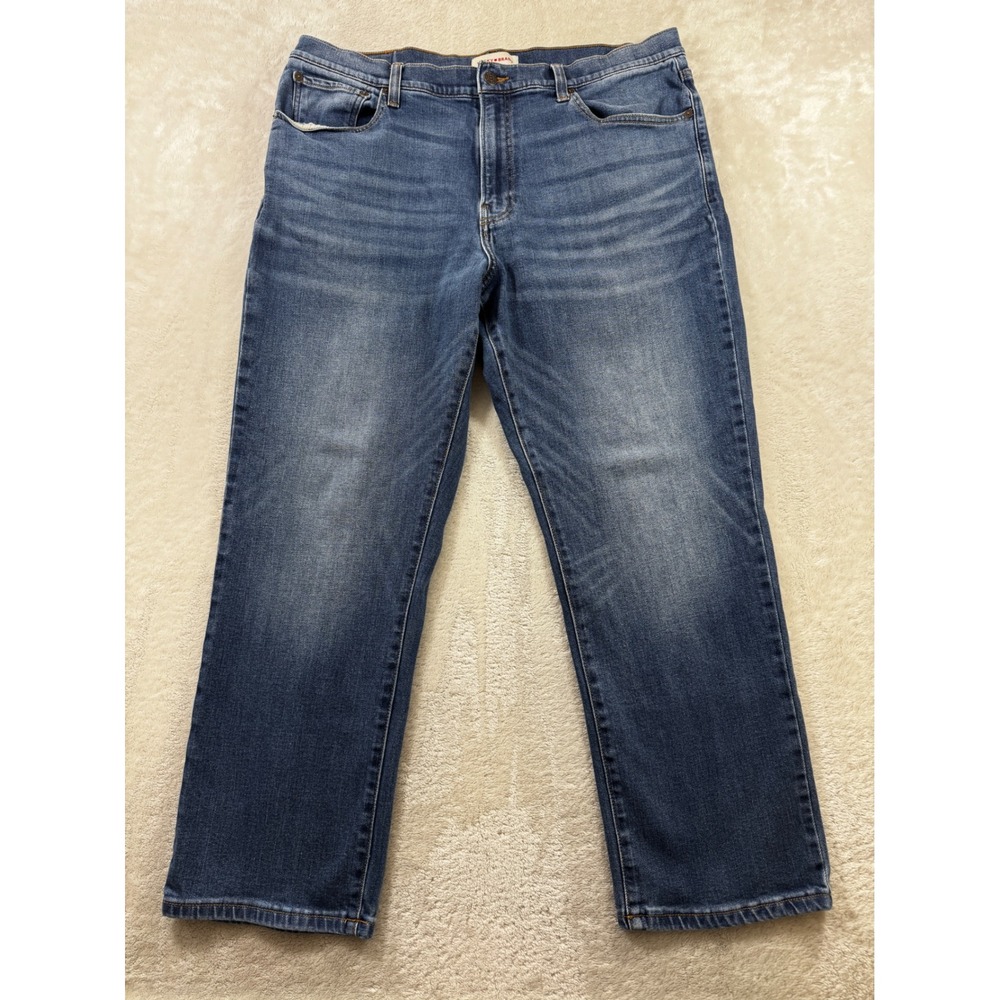 Lucky Brand Mens 223 Straight Leg Blue Denim Jeans 38x30 Meas: 38x28
